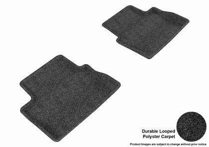 All Weather For 2013-2015 Chevrolet Malibu Floor Mat Set Black Rear Classic