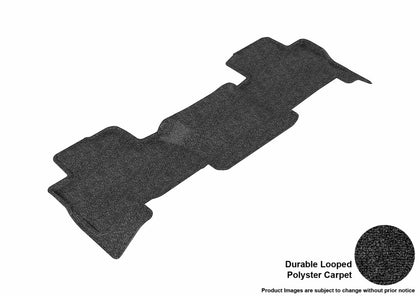 For 2015-2020 GMC Chevrolet Classic Black All Weather 2nd Row Floor Mat