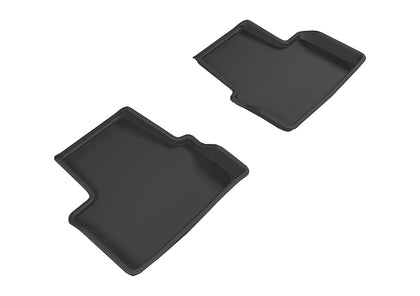 For 2016-2019 Chevrolet Volt Kagu Black All Weather Floor Mat Set