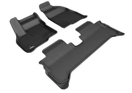 For 2017-2020 Chevrolet Bolt EV Kagu Black All Weather Floor Mat Set