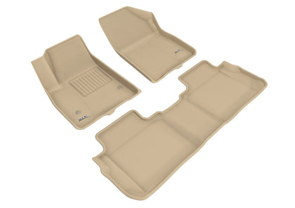 For 2019-2020 Chevrolet Blazer Kagu Tan All Weather Floor Mat Set 3pc.