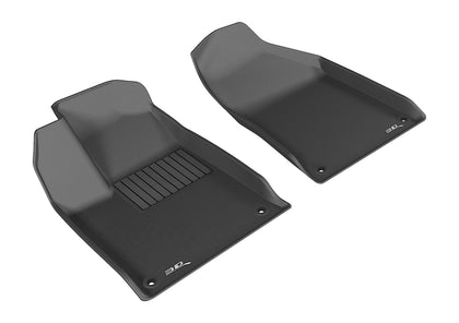 For 15-17 Chrysler 200 Kagu Black All Weather Floor Mat Set