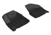 For 2017-2020 Chrysler Pacifica R1 Carbon Pattern Black All Weather Floor Mat