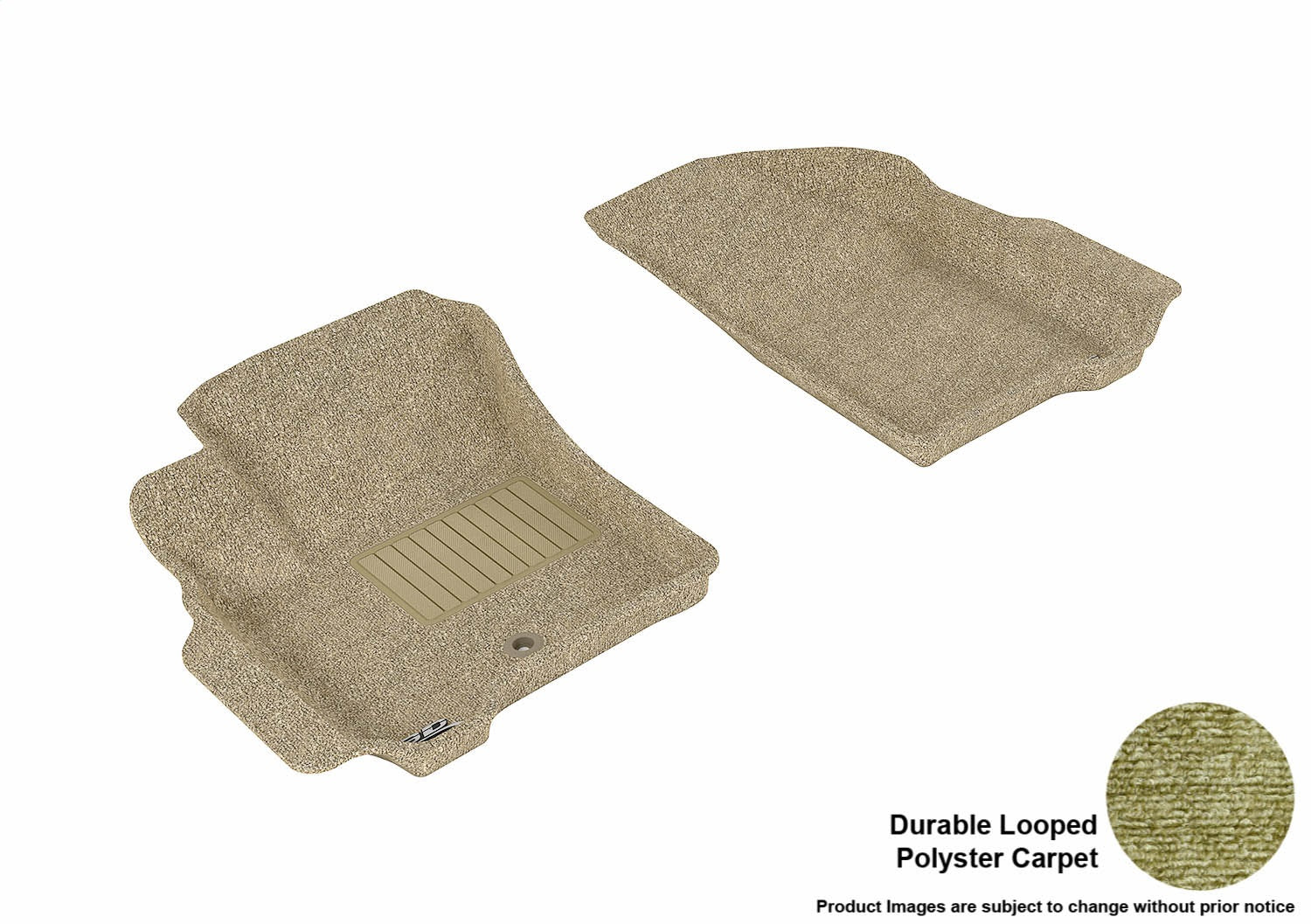 For 09-13 Dodge Journey Classic Tan All Weather Floor Mat Set