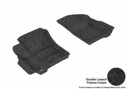 For 2009-2013 Dodge Journey Black Carpet Front All Weather Floor Mat Set