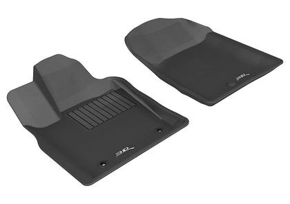 For 11-13 Jeep Dodge Durango Front Kagu Black All Weather Floor Mat 2pc.