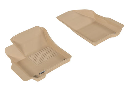 All Weather For 2012-2020 Dodge Journey Floor Mat Set Tan Front Kagu