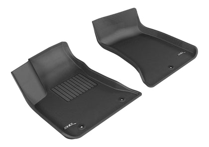 For 2011-2020 Dodge Charger Kagu Carbon Pattern Black All Weather Floor Mat Set