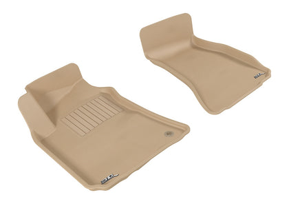 For 2008-2010 Dodge Challenger Kagu Tan All Weather Floor Mat Set