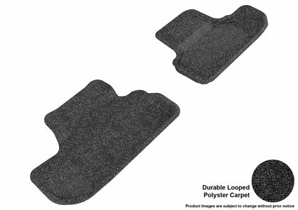 All Weather For 2008-2010 Dodge Challenger Floor Mat Set Black Rear Classic