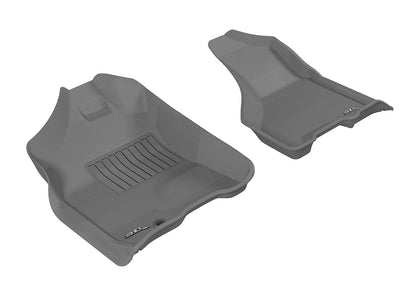 All Weather For 2009-2012 Dodge Ram Floor Mat Set Gray Front Kagu