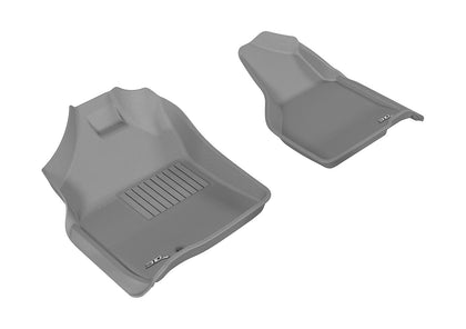 All Weather For 2009-2012 Dodge Ram Floor Mat Set Gray Front Kagu