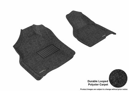 For 2009-2013 Dodge Ram Classic Black All Weather Floor Mat Set