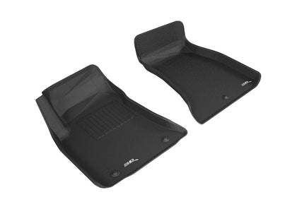 For 15-20 Dodge Challenger R1 KAGU Carbon Pattern Black All Weather Floor Mat