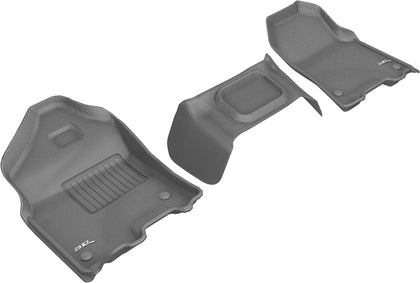 For 2019 Ram 1500 Kagu Gray All Weather Floor Mat Set