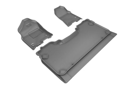 For 2019 Ram 1500 Kagu Gray All Weather Floor Mat Set