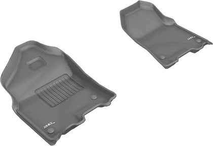 For 2019 Ram 1500 Kagu Gray All Weather Floor Mat Set