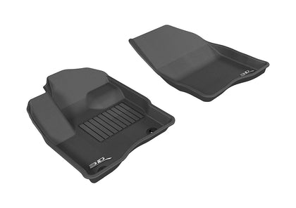 For 2010-2019 Ford Taurus Kagu Black All Weather Floor Mat Set