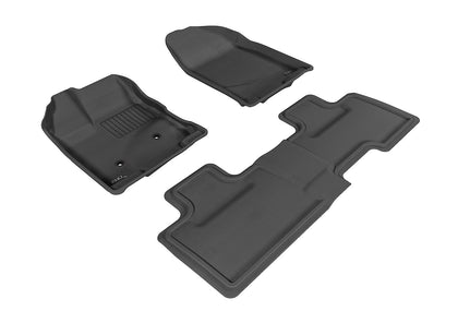 All Weather For 2007-2014 Ford Edge Floor Mat Set Black Kagu