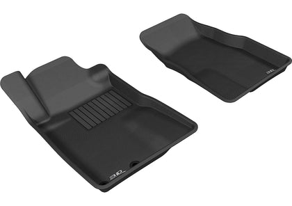 For 05-09 Ford Mustang Kagu Black All Weather Floor Mat Set