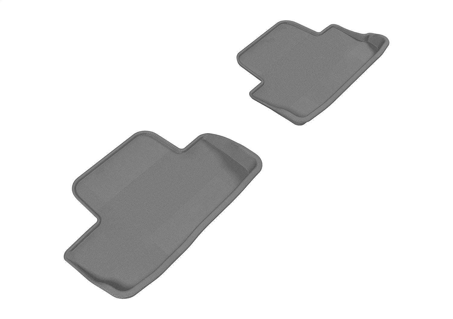 All Weather For 2005-2014 Ford Mustang Floor Mat Set Gray Rear Kagu