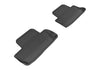 For 2005-2014 Ford Mustang Rear Kagu Black All Weather Floor Mat 2pc. 2nd Row
