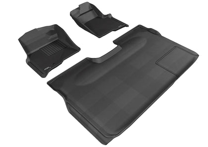 All Weather For 2009-2010 Ford F-150 Floor Mat Set Black Kagu