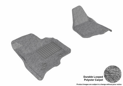 For 11-12 Ford F250 F350 F450 Super Duty Classic Gray All Weather Floor Mat Set