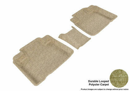 All Weather For 2015-2020 Ford Edge Floor Mat Set Tan Rear Classic