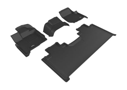 All Weather KAGU Floor Mat For 2015-2021 Ford F-150 Black  Kagu