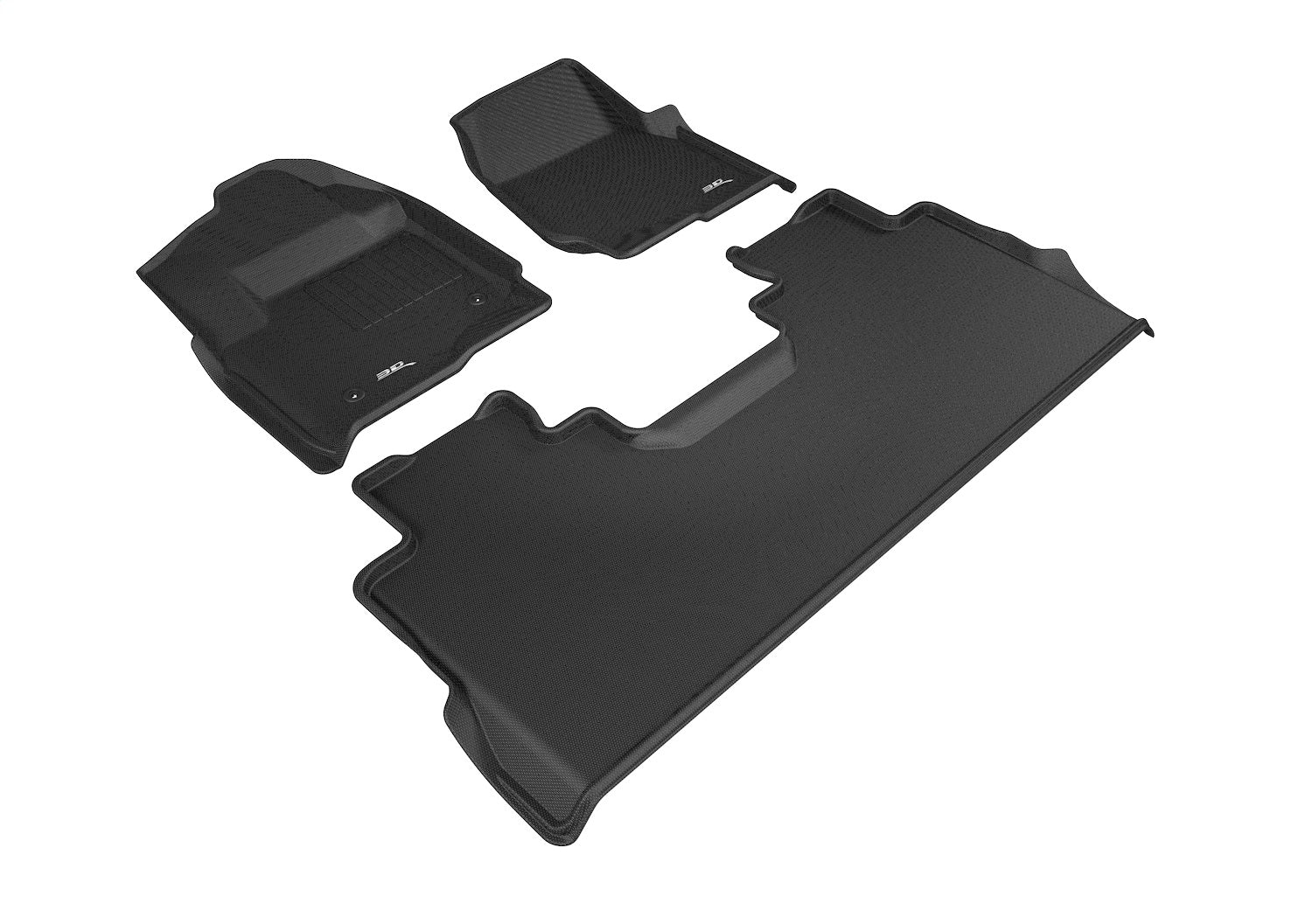 For 2017-2019 Ford Super Duty F250 F350 F450 All Weather Floor Mat Set