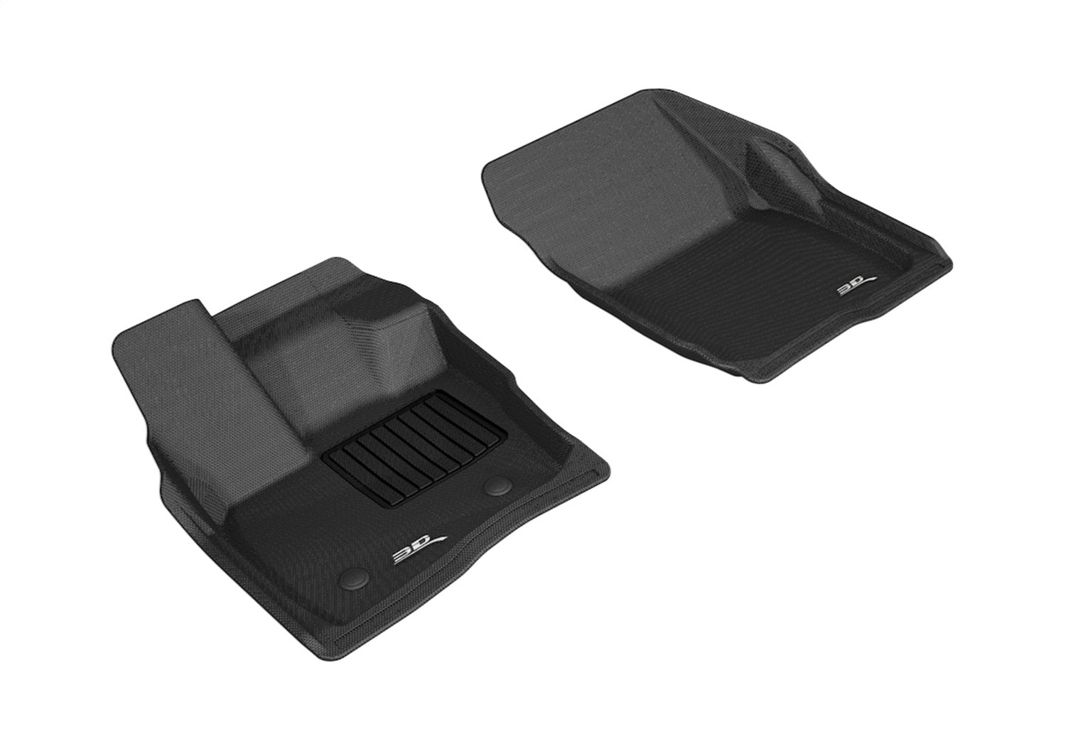 For 17-20 Lincoln Ford Kagu Black All Weather Floor Mat Set
