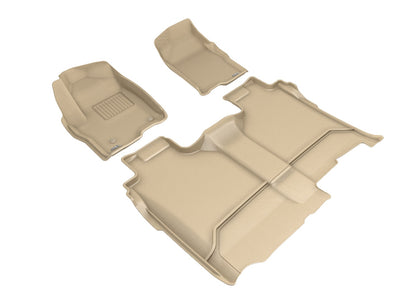 All Weather For 2019-2021 GMC Chevrolet Floor Mat Set Tan Kagu