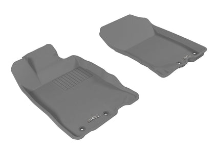 All Weather For 2010-2014 Honda Insight Floor Mat Set Gray Front Kagu