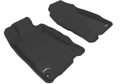 For 2011-2016 Honda CR-Z Kagu Carbon Pattern Black All Weather Floor Mat