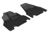 For 2011-2017 Honda Odyssey Kagu Black All Weather Front Floor Mat Set