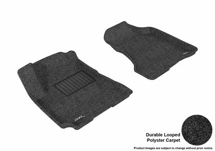 For 2005-2009 Hyundai Tucson R1 Classic Carpet Black All Weather Floor Mat