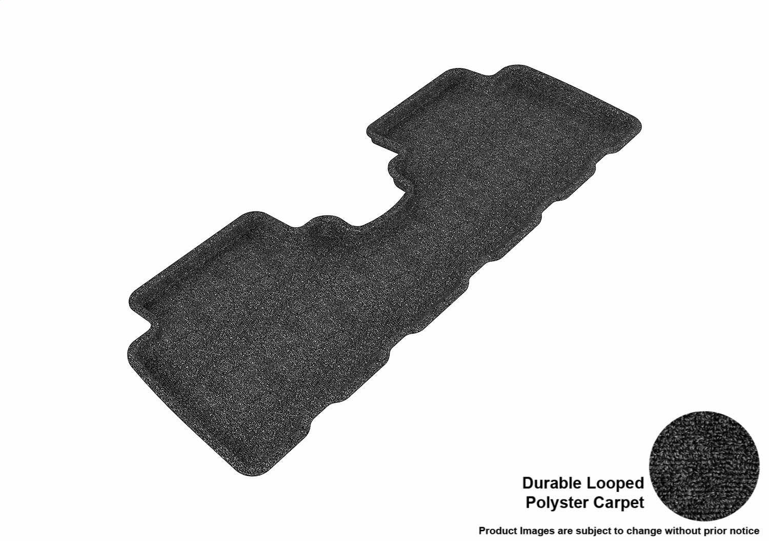 For 05-09 Hyundai Tucson Classic Black All Weather Floor Mat 2nd Row