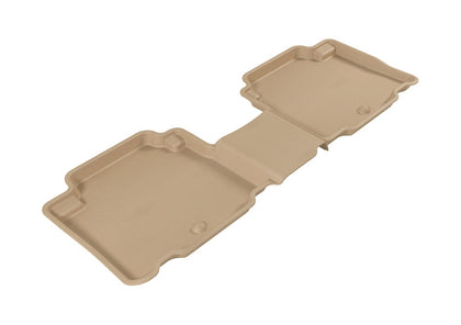 All Weather For 2007-2012 Hyundai Veracruz Floor Mat Set Tan Rear Kagu