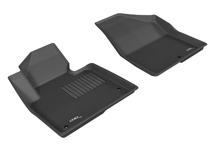 For 13-19 Hyundai Santa Fe Santa Fe Sport Kagu Black All Weather Floor Mat Set