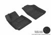 For 12-17 Hyundai Veloster Classic Black All Weather Floor Mat Set