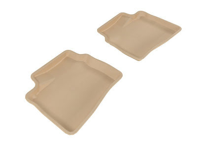 For 2007-2010 Hyundai Elantra Kagu Tan All Weather Rear Floor Mat Set