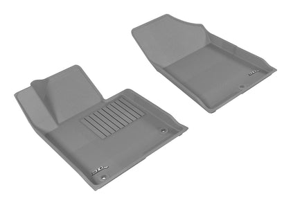 For 15-20 Hyundai Kia Sonata Optima Carbon Pattern Gray All Weather Floor Mat