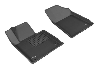 For 2015-2020 Hyundai Kia R1 KAGU Carbon Pattern Black All Weather Floor Mat