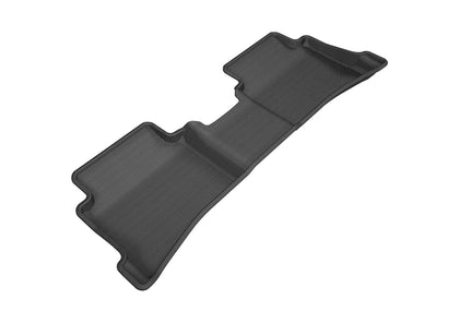 For 2018-2019 Hyundai Accent Rear Kagu Black All Weather Floor Mat