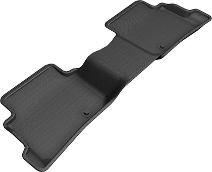 For 2019-2019 Hyundai Kona Electric Rear Kagu Black All Weather Floor Mat