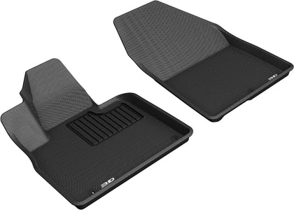 For 2019-2019 Hyundai Santa Fe Santa Fe XL Kagu Black All Weather Floor Mat Set