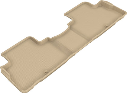 All Weather For 2020-2021 Hyundai Palisade Floor Mat Set Tan Rear Kagu