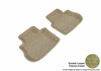All Weather For 2003-2008 Infiniti FX35 Floor Mat Set Tan Rear Classic