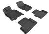 All Weather KAGU Floor Mat For 2007-2015 Infiniti G37 Q60 G35 Q40 Black  Kagu